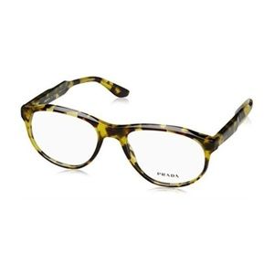 Prada 12SV Eyeglasses UBL1O1 Yellow Havana